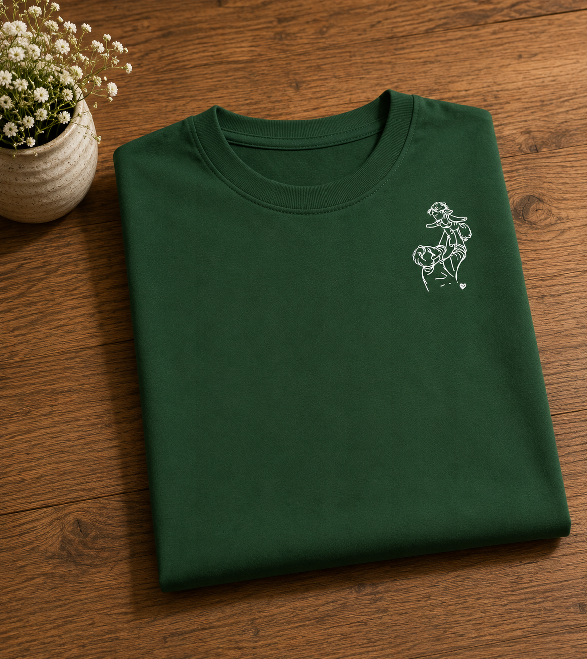 The Little Moments | 240 GSM Premium Cotton Oversized T-Shirt