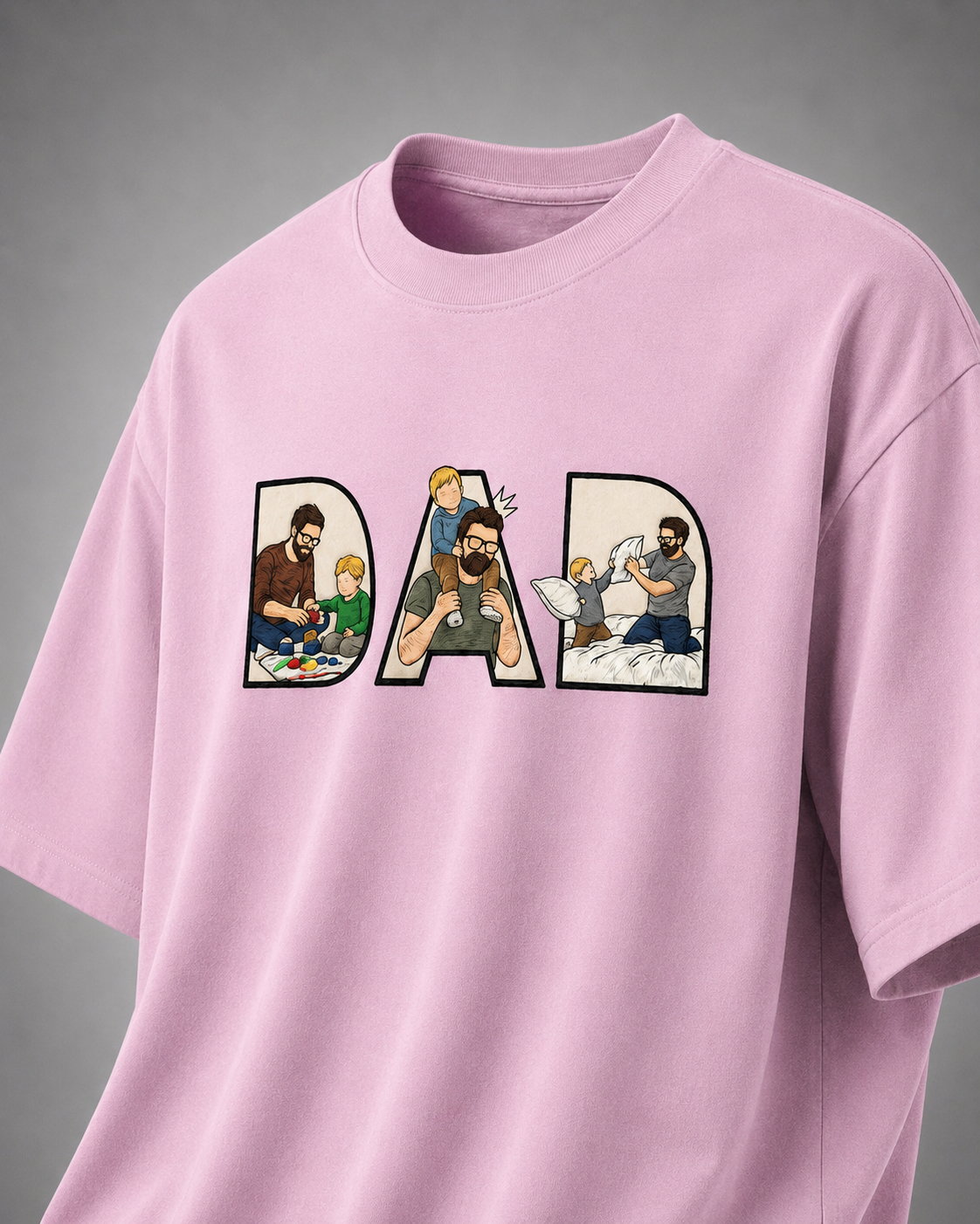 DAD Stories Oversized T-Shirt