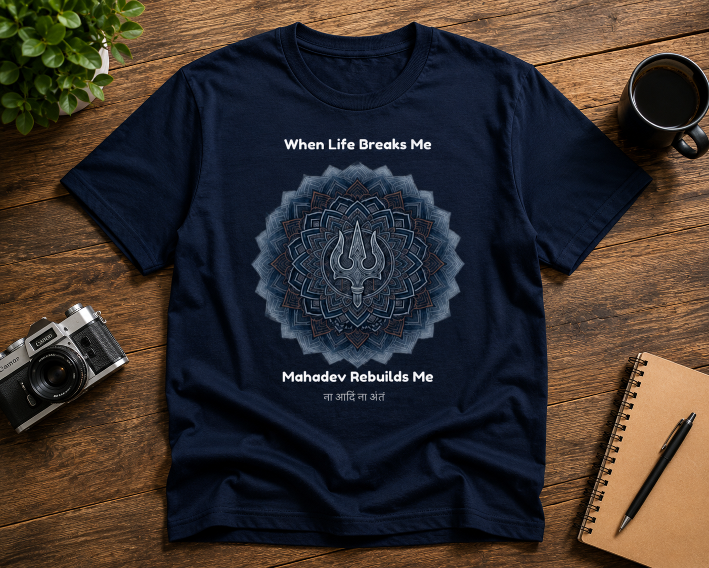 Mahadev Rebuilds Me | 240 GSM Premium Cotton Oversized T-Shirt
