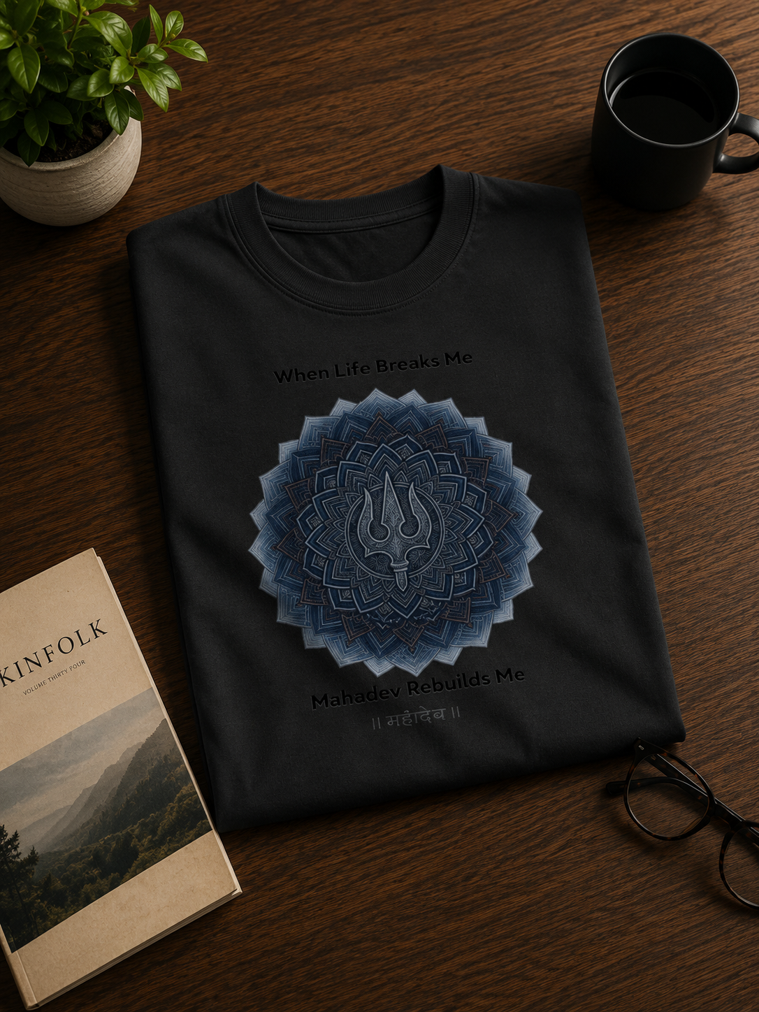 Mahadev Rebuilds Me | 240 GSM Premium Cotton Oversized T-Shirt