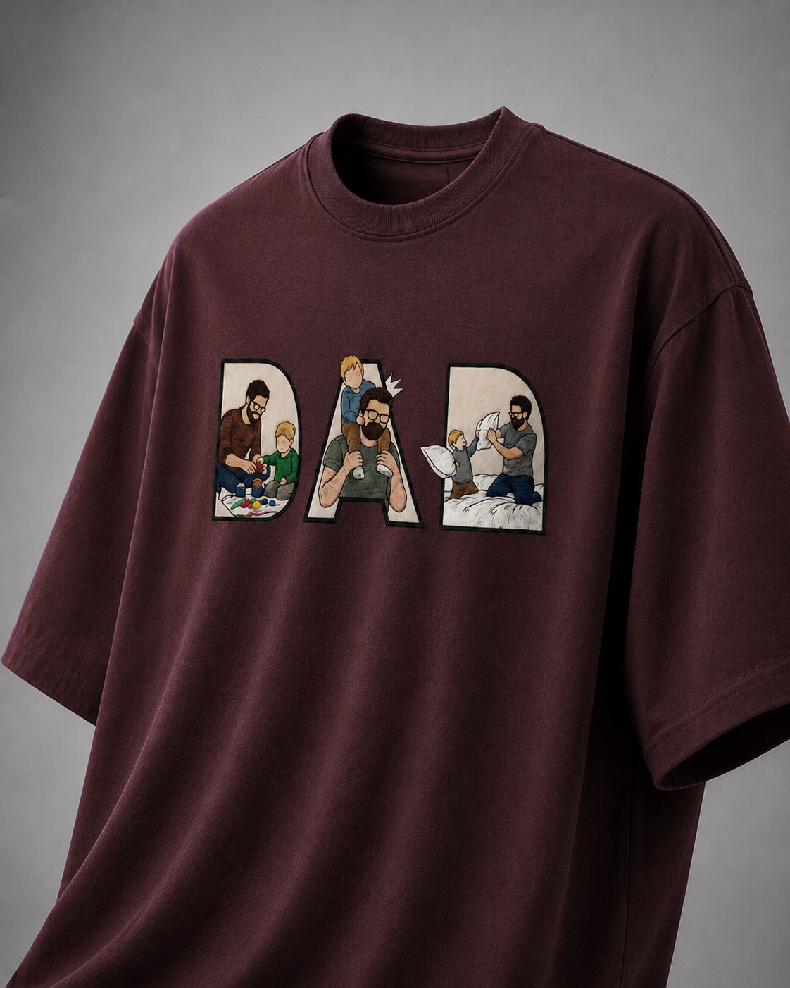DAD Stories Oversized T-Shirt