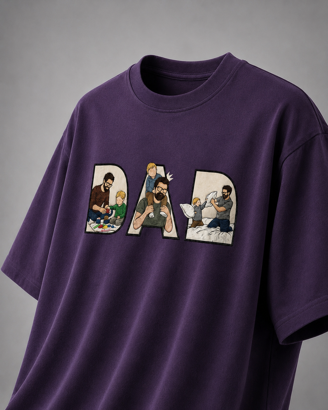 DAD Stories Oversized T-Shirt