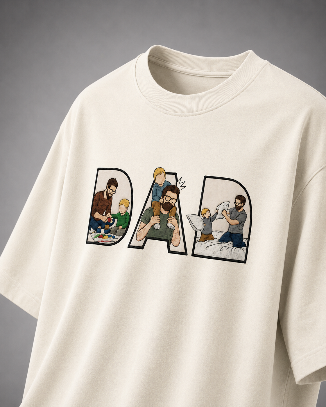 DAD Stories Oversized T-Shirt