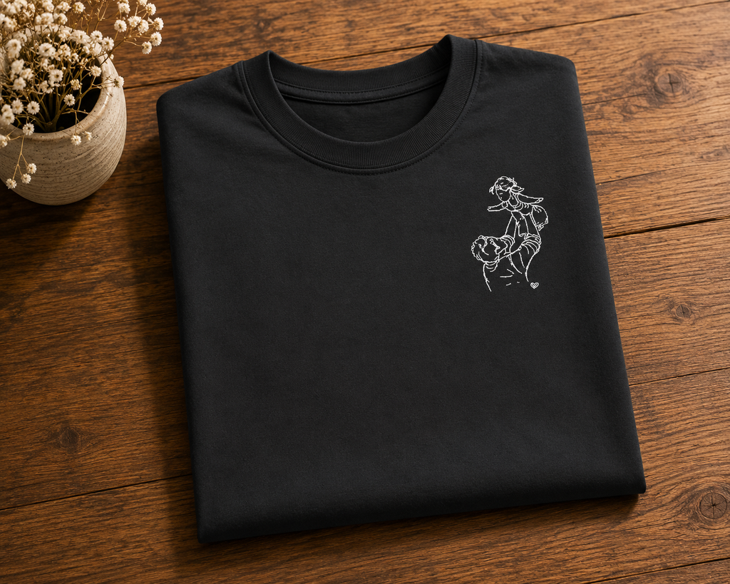 The Little Moments | 240 GSM Premium Cotton Oversized T-Shirt