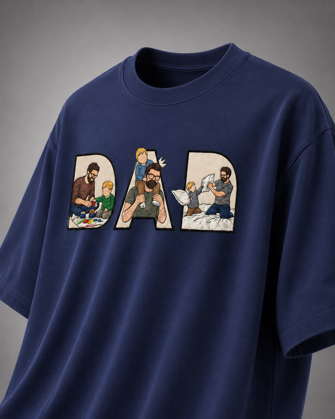 DAD Stories Oversized T-Shirt