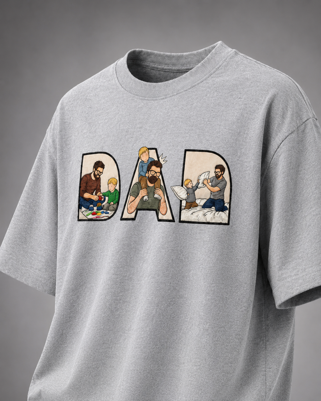 DAD Stories Oversized T-Shirt