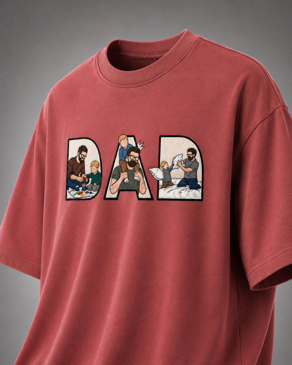 DAD Stories Oversized T-Shirt