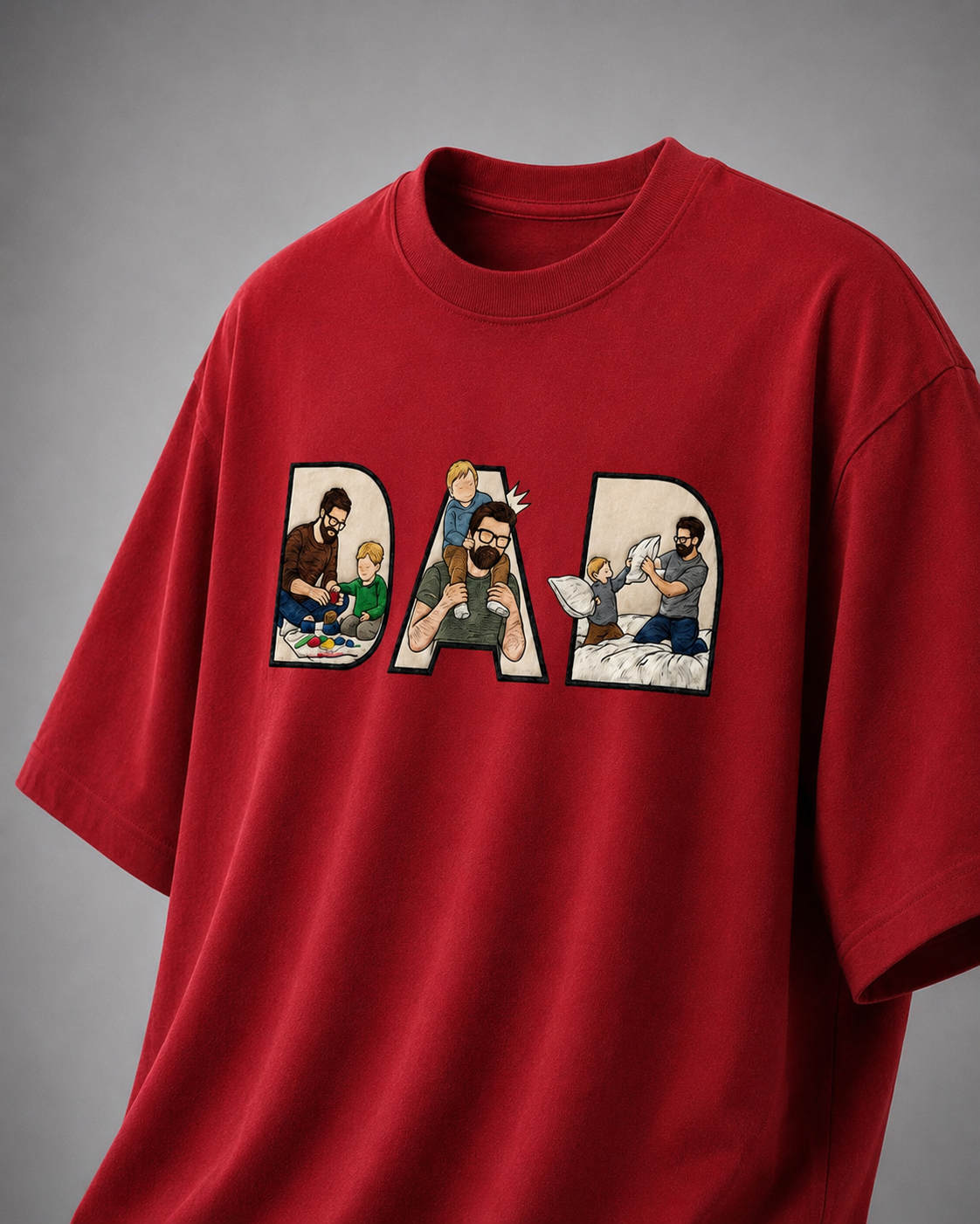 DAD Stories Oversized T-Shirt