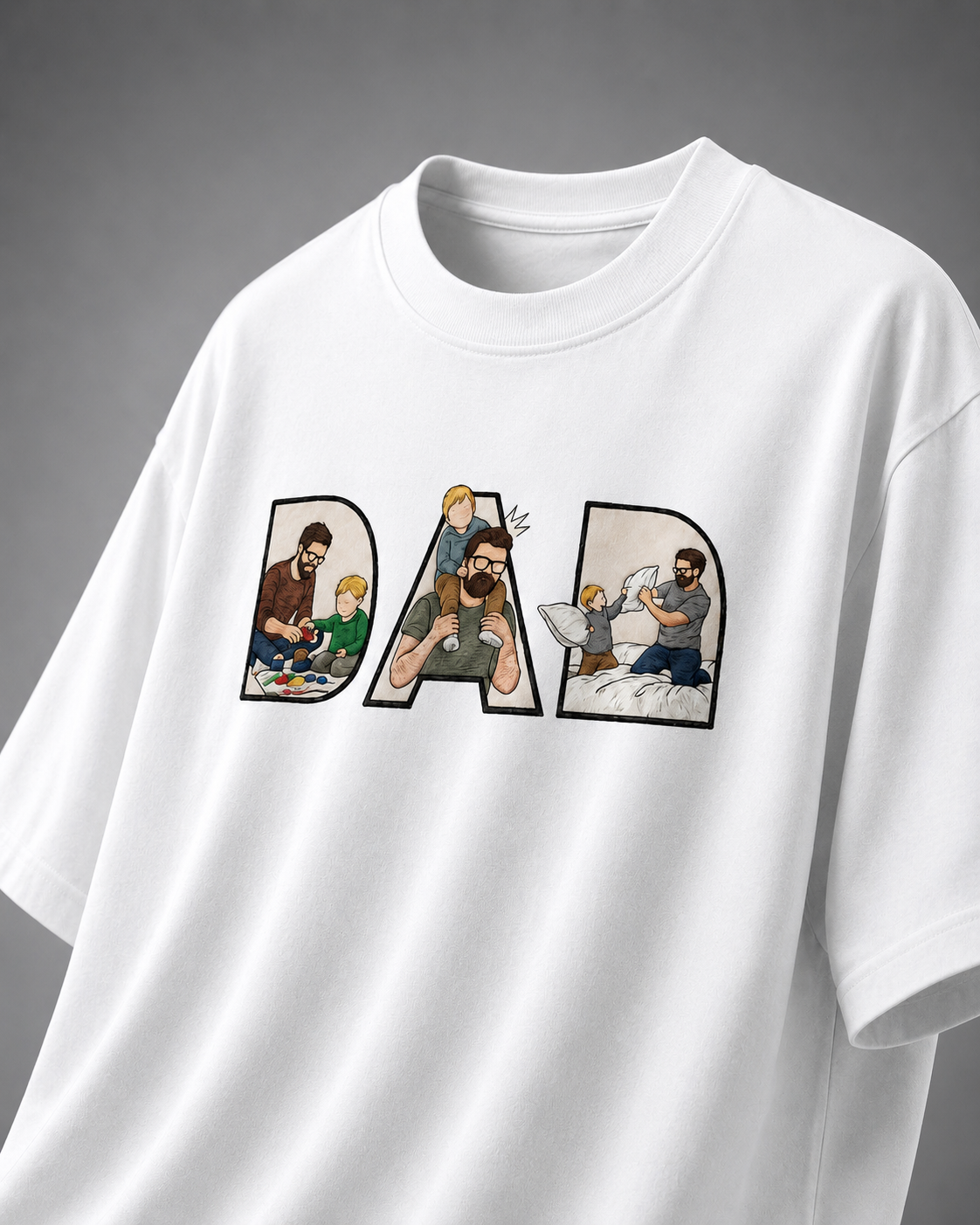 DAD Stories Oversized T-Shirt