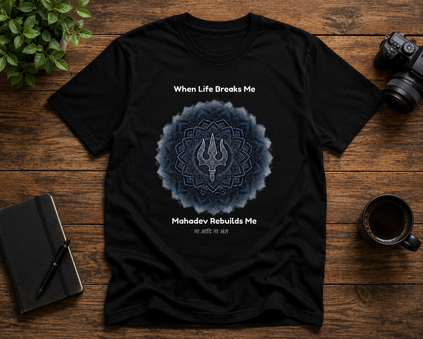 Mahadev Rebuilds Me | 240 GSM Premium Cotton Oversized T-Shirt