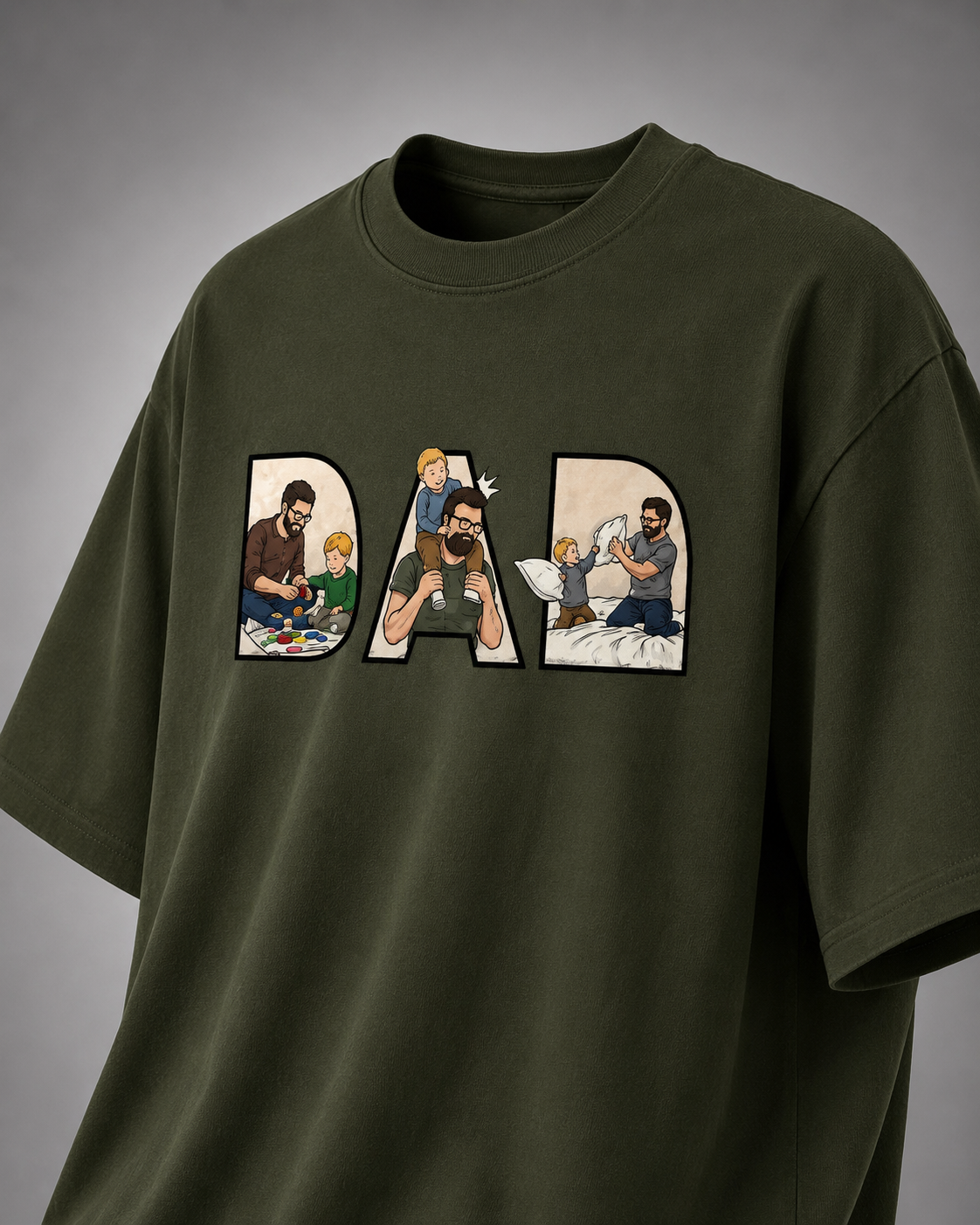 DAD Stories Oversized T-Shirt
