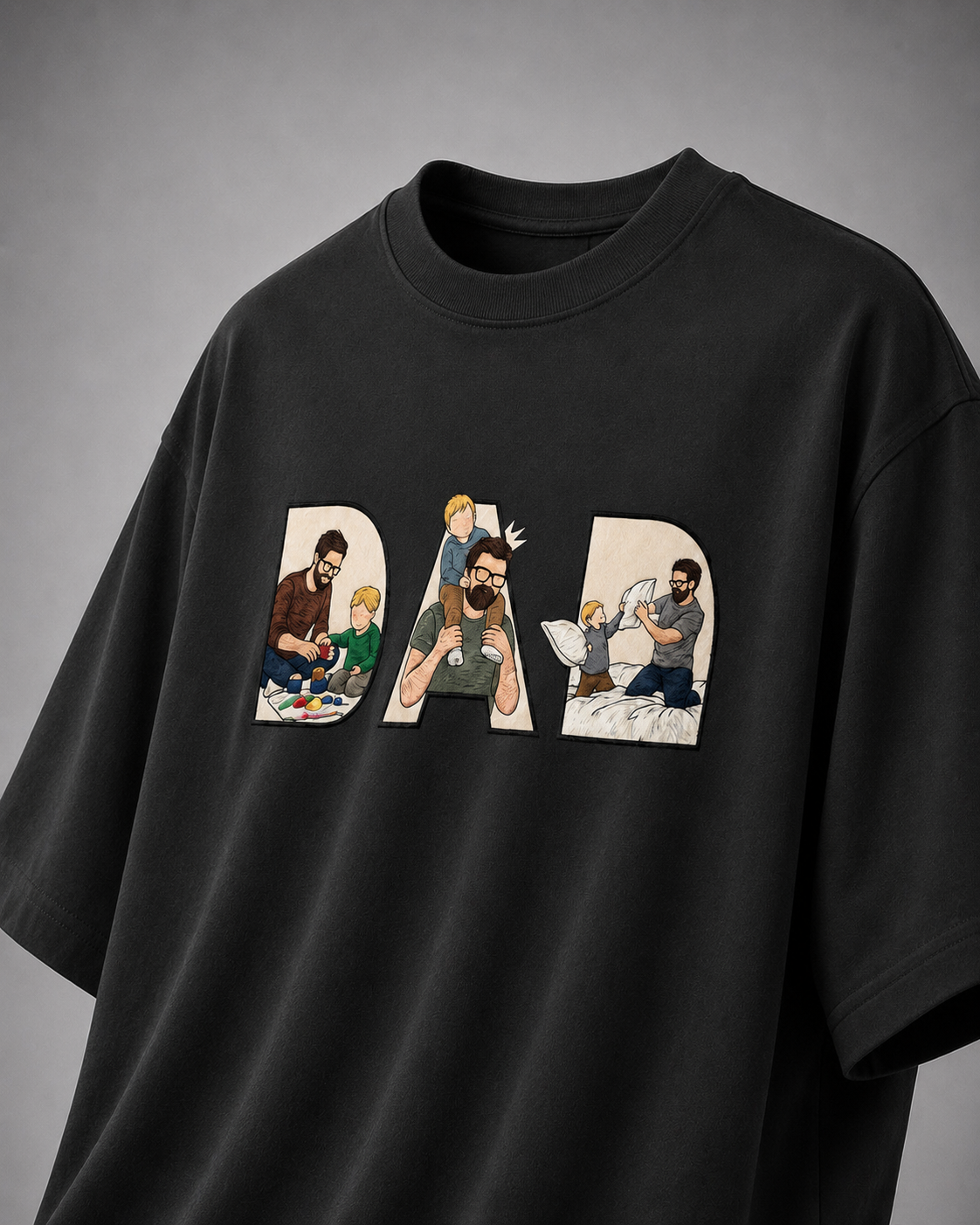 DAD Stories Oversized T-Shirt