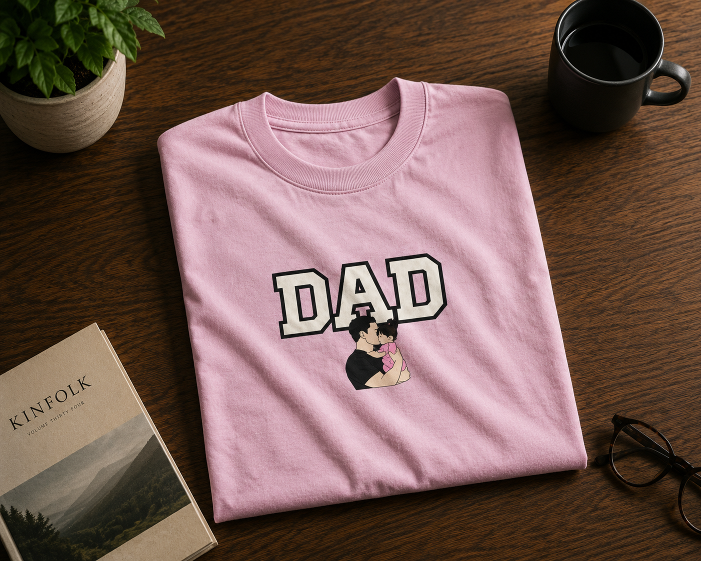 DAD The First Hero | 240 GSM Premium Cotton Oversized T-Shirt