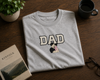 DAD The First Hero | 240 GSM Premium Cotton Oversized T-Shirt